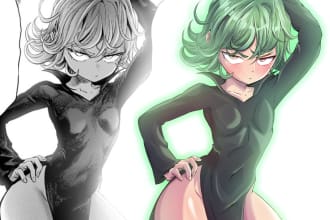 color your manga pages, comics, linearts, etc in anime style