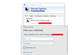 configure remote desktop connection rdp