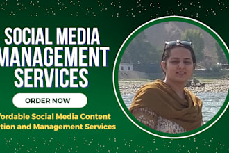 social media marketing manager and content creator for b2b