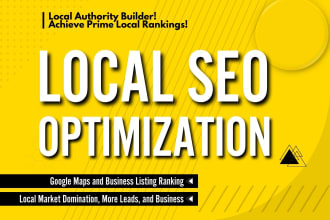 do monthly local seo of website gmb map listing optimization for ranking