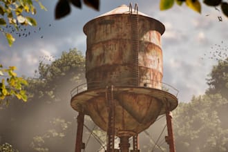 create 3d models and realistic renderings for games