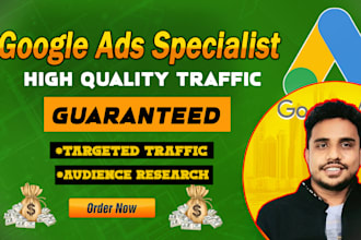 setup google ads PPC campaigns to bring you leads, sales