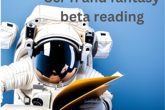 beta read your sci fi or fantasy novel