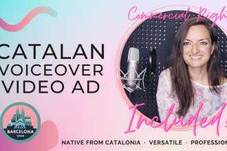 record your catalan voice over video ad
