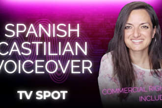 record your spanish voiceover TV spot