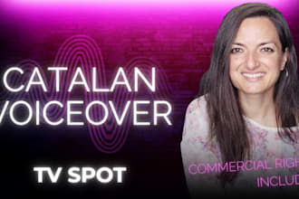 record your catalan voiceover TV spot