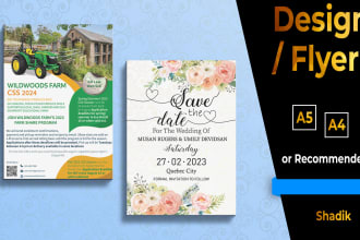 design promotional flyer for your business