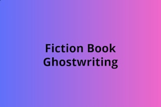 ghostwrite your fiction book