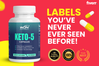 design product label, supplement label design, coffee label
