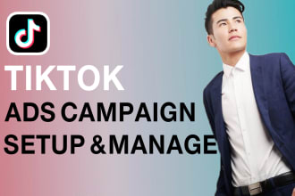 setup and manage tiktok ads campaign for leads and sales