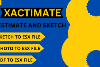 do your insurance claim estimate and sketch in xactimate
