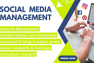 be your social media manager and content strategist