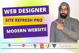 do website redesign for a business website