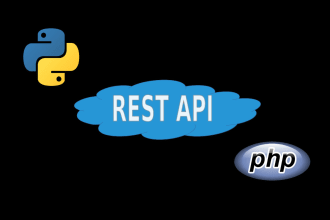 create a rest API in python or PHP