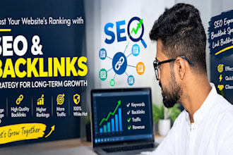 do manual backlinks, linkbuilding, high authority SEO for increase your website