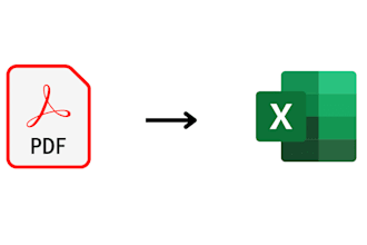 convert any image or PDF files to excel