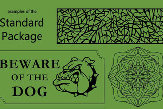 design vectors suitable for laser cutting and cnc machines