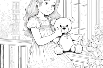 create grayscale, black and white coloring pages for amazon KDP, etsy