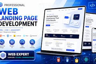build a landing page for you