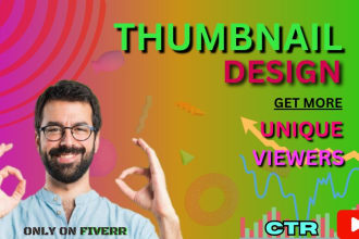 do design unique thumbnails for your you tube video