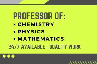 tutor of physics, chemistry and mathematics