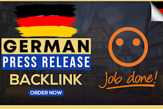 write and distribute press release on german news sites