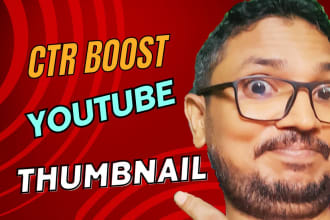 design the best attractive youtube thumbnails