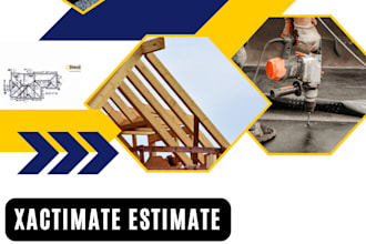 do hail ,storm damage xactimate estimate for insurance claim