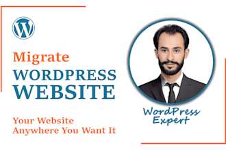 migrate wordpress website to another hosting or domain