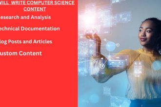 write content on computer science