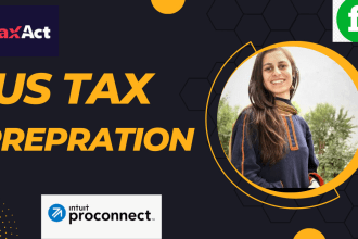 e file US tax on tax act and pro connect for business, and personal