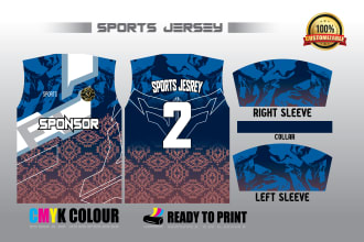 redesign esports soccer cricket jersey and logo in 24 hours