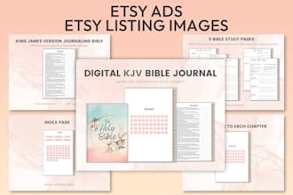design etsy digital products listing images, etsy ads
