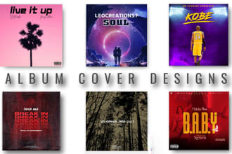 design unique album cover or song cover art