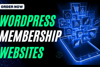design a professional wordpress membership website