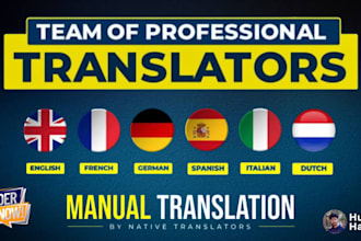 provide certified native translation, official or legal documents
