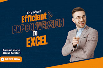 convert PDF documents to excel spreadsheets with accuracy
