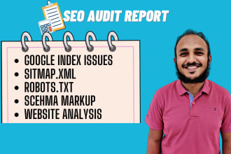 do full technical website seo audit report that will fix google index