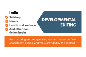 provide a developmental edit for your non fiction and academic writing