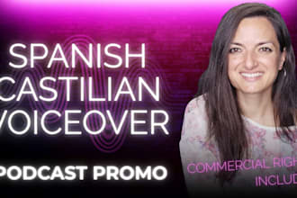 record your spanish voiceover podcast promo