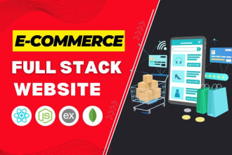 create an ecommerce website or multi vendor store using mern stack or full stack