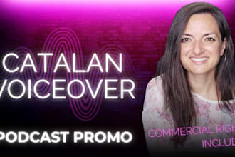 record your catalan voiceover podcast promo