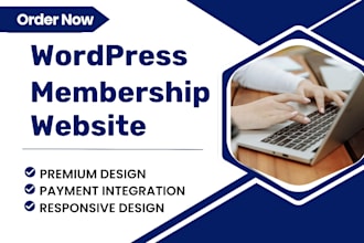 build wordpress membership website with ar member