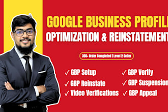 setup google my business fix suspended gmb reinstate business profile suspension