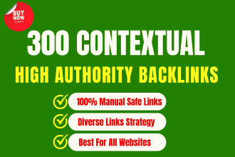 build high quality SEO dofollow contextual backlinks