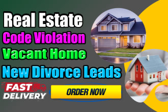 give new divorce leads vacant home property code violation properties