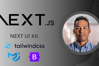 develop your application in next js