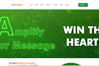 develop a wordpress website with responsive web design