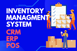 build cloud based inventory management system CRM pos erp