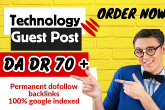 publish technology guest post with high authority tech backlinks